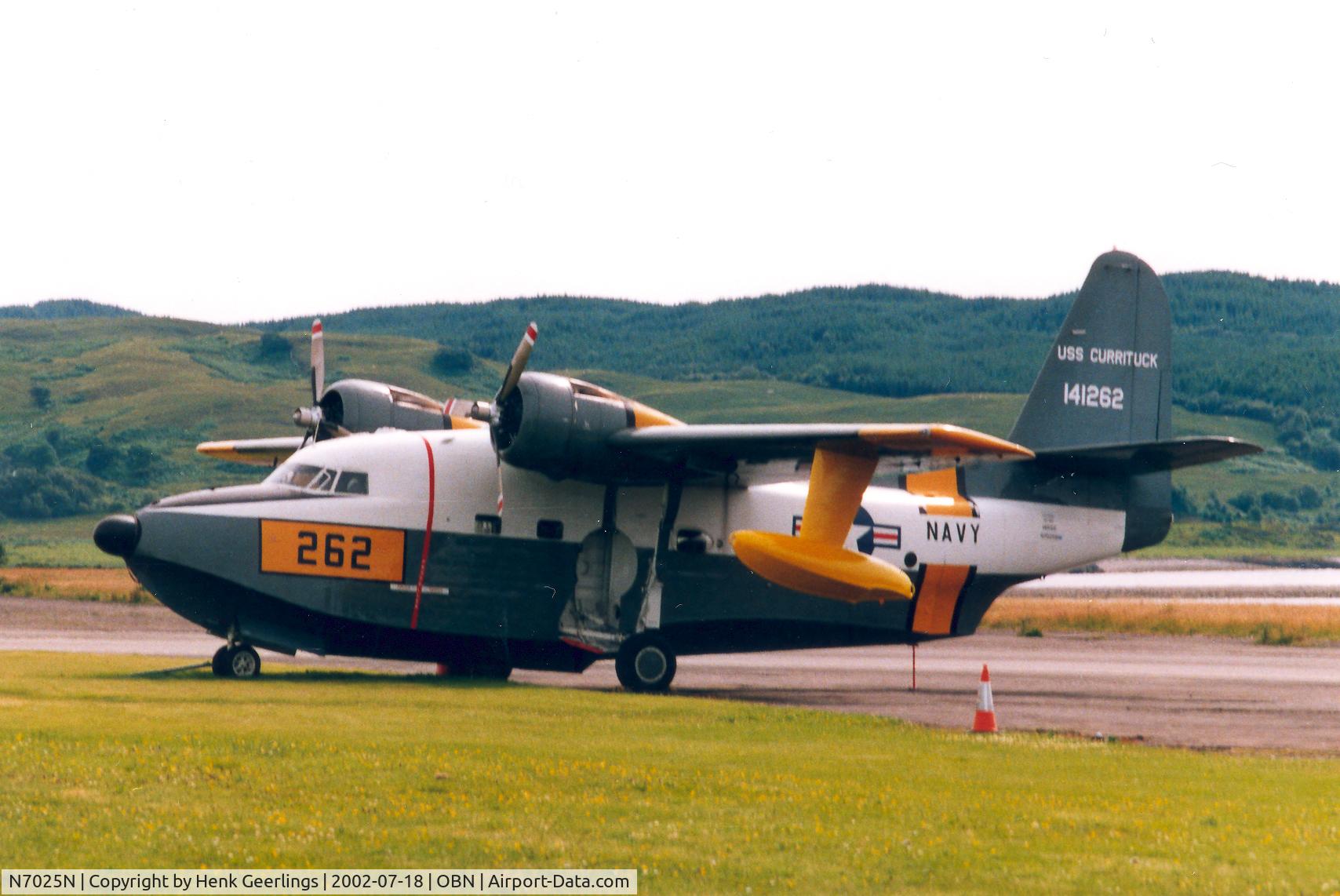 N7025N, 1955 Grumman HU-16C (UF-1) Albatross C/N G-409, Owner Capt Bill da Silva , july 2002