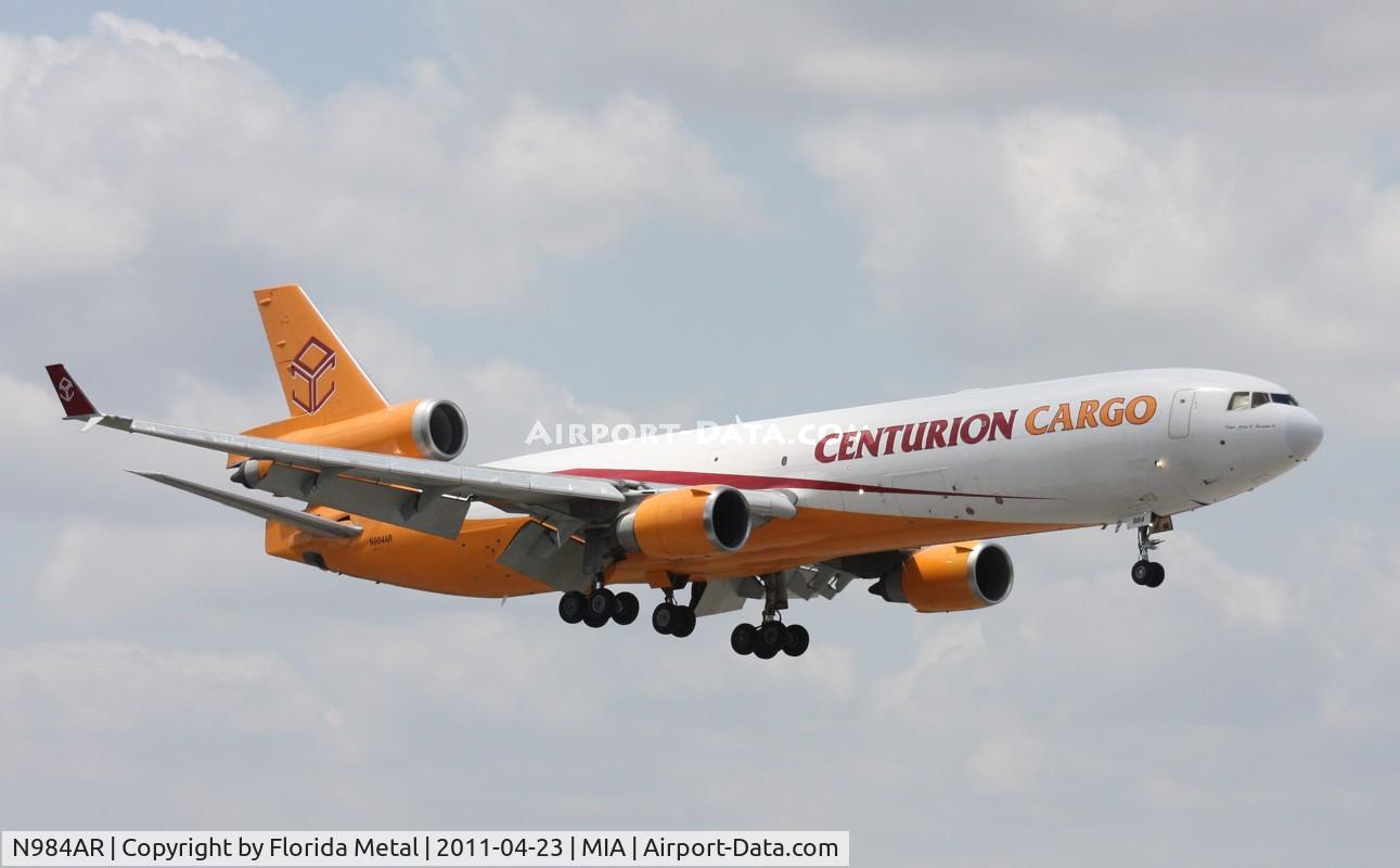 N984AR, 1992 McDonnell Douglas MD-11F C/N 48429, Centurion MD-11