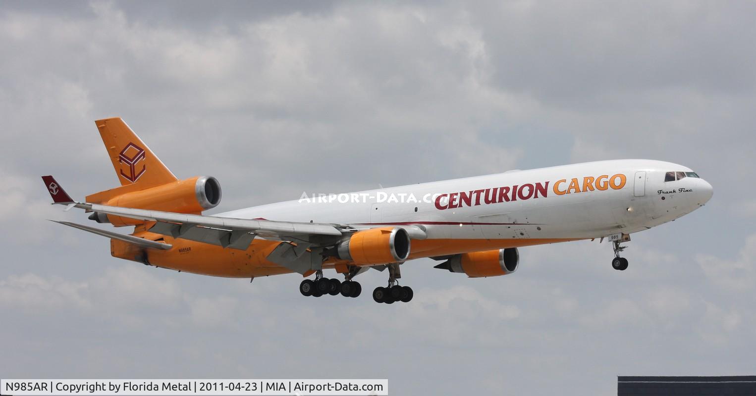 N985AR, 1992 McDonnell Douglas MD-11F C/N 48430, Centurion MD-11F