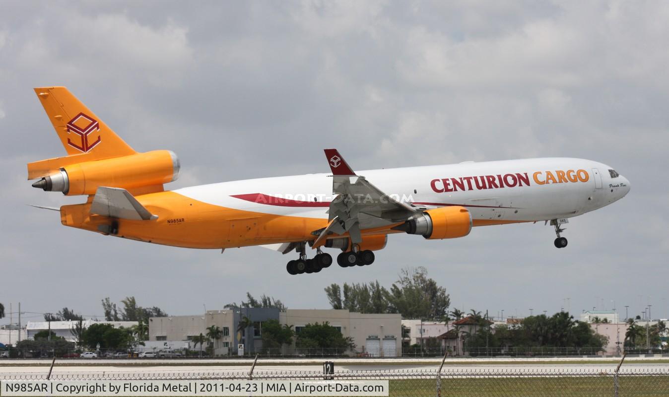 N985AR, 1992 McDonnell Douglas MD-11F C/N 48430, Centurion MD-11