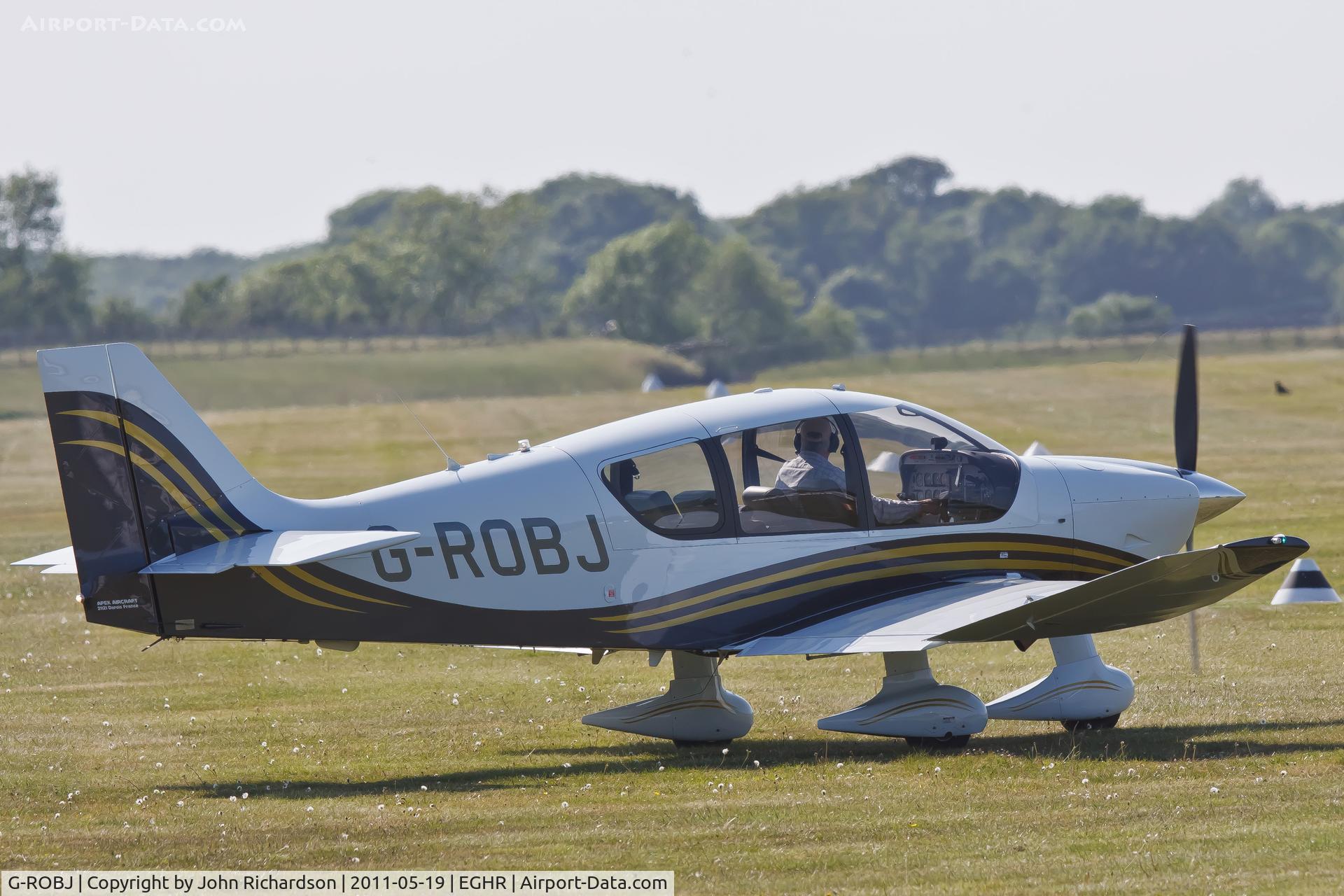 G-ROBJ, 2008 Robin DR-500-200i President C/N 45, Lined up for departure