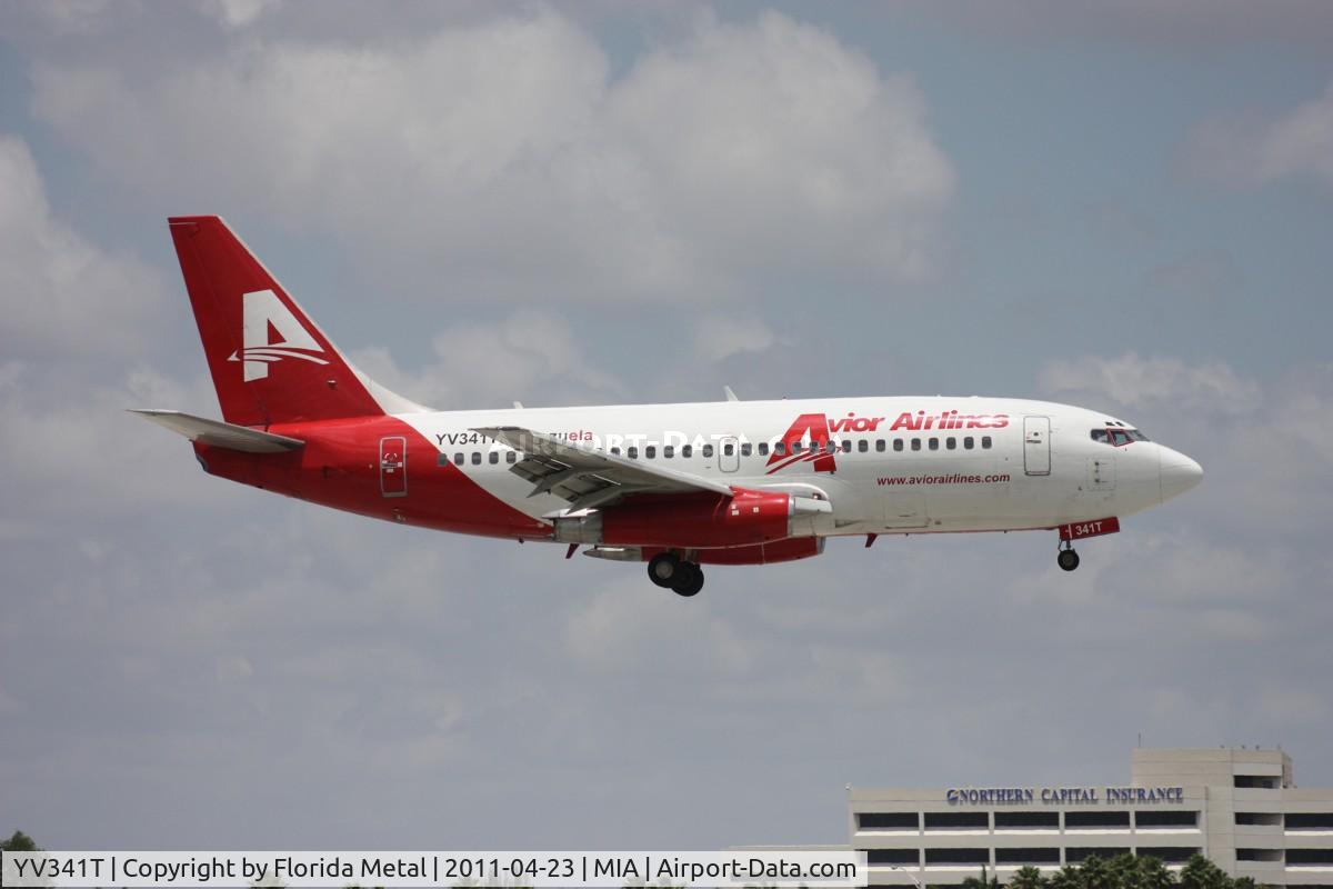 YV341T, 1984 Boeing 737-232 C/N 23089, Avior 737