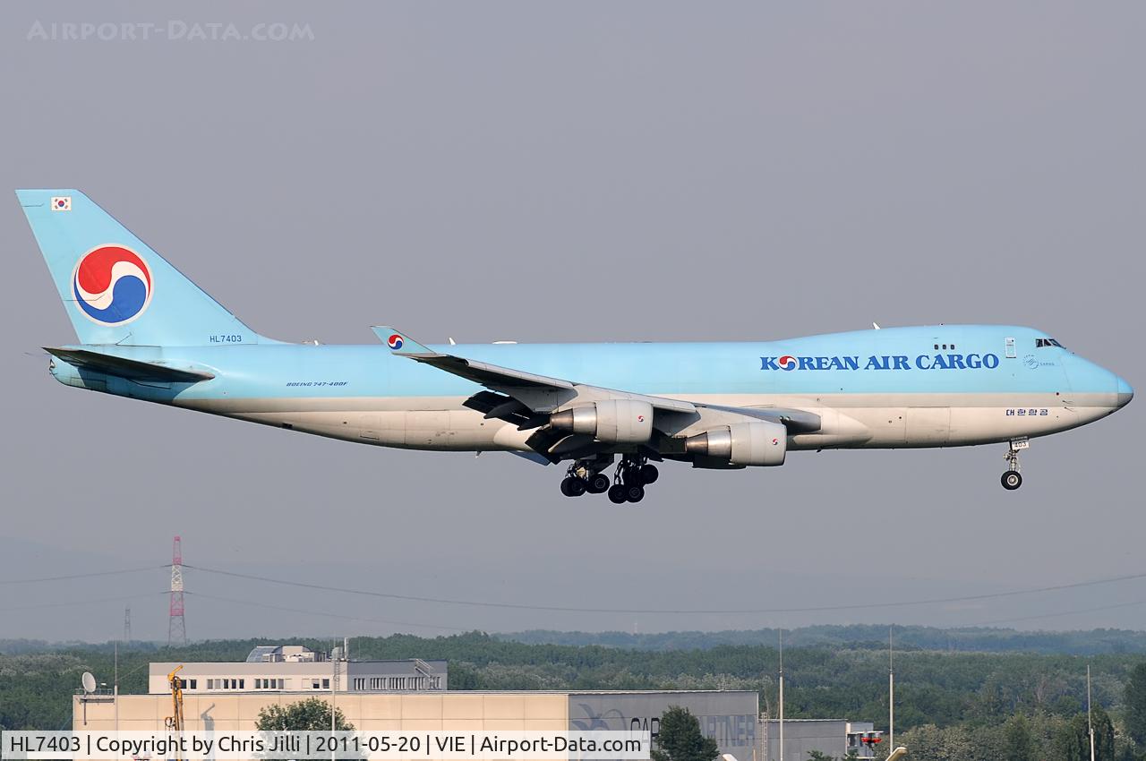HL7403, 1998 Boeing 747-4B5F/SCD C/N 26408, Korean Air Cargo