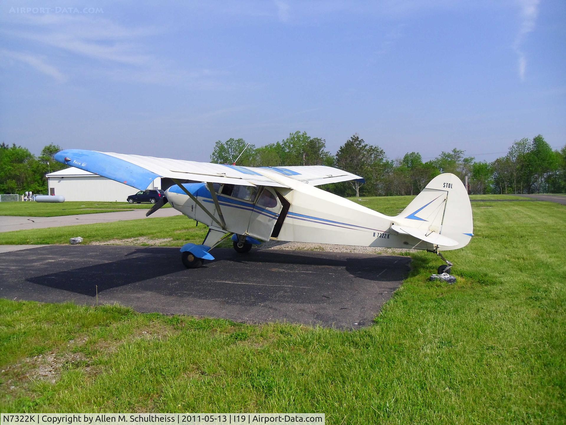 N3722K, 1946 Globe GC-1B Swift C/N 1415, PA20 loaded with parts for home