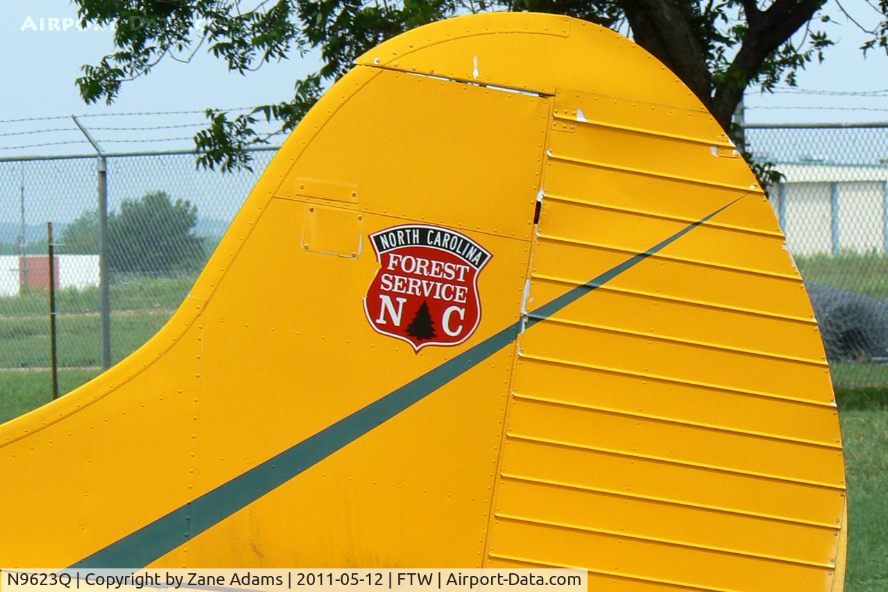N9623Q, 1951 Cessna 305A C/N 22840, On display at the Veterans Memorial Air Park at Meacham Field - Fort Worth, TX