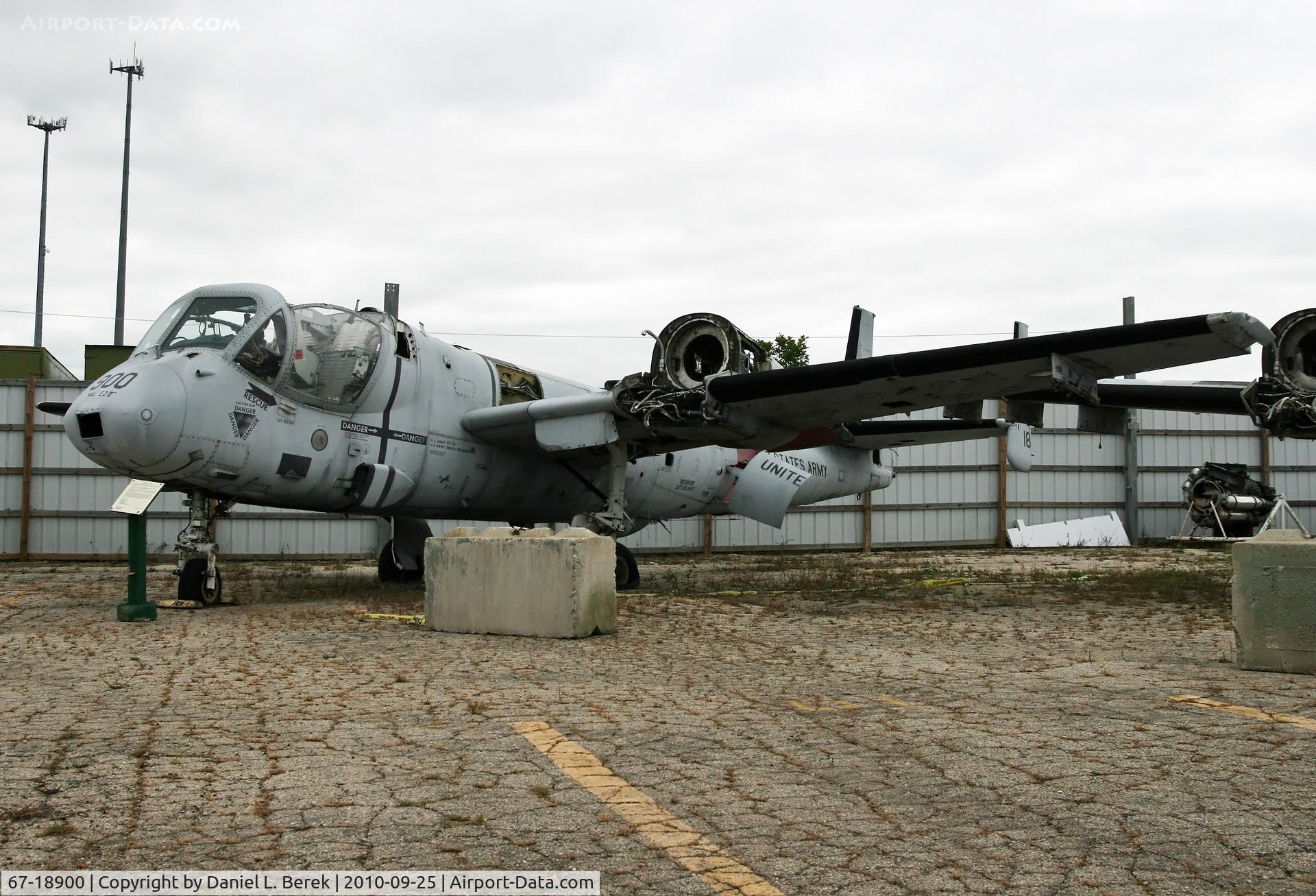 67-18900, 1967 Grumman OV-1C Mohawk C/N 101C, One of a pair of Vietnam-era Mohawks at the Russell Military Museum.