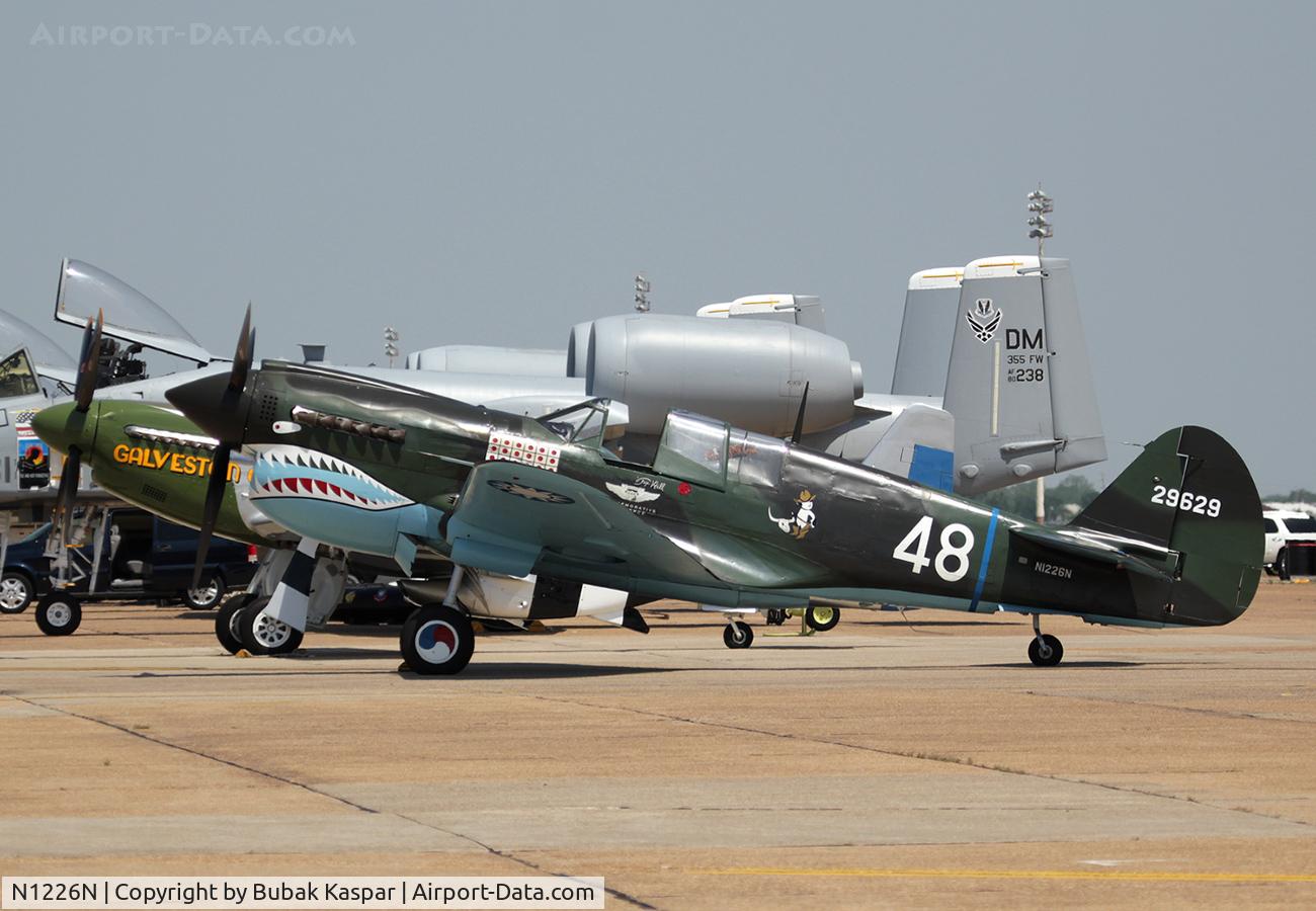 N1226N, Curtiss P-40N Warhawk C/N 29629, Barksdale, AFB