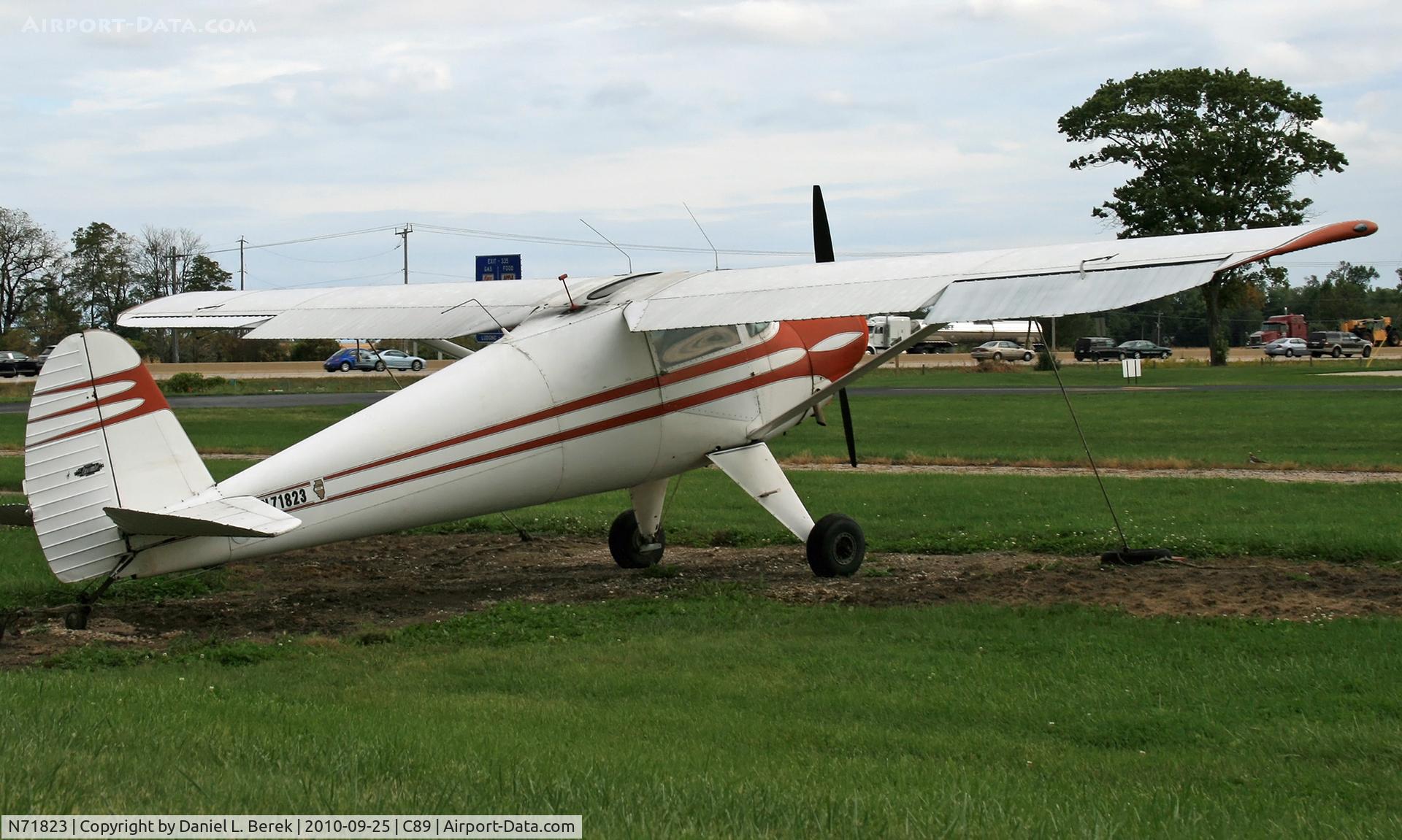 N71823, 1946 Luscombe 8A C/N 3250, Finding this oldie was really a treat!