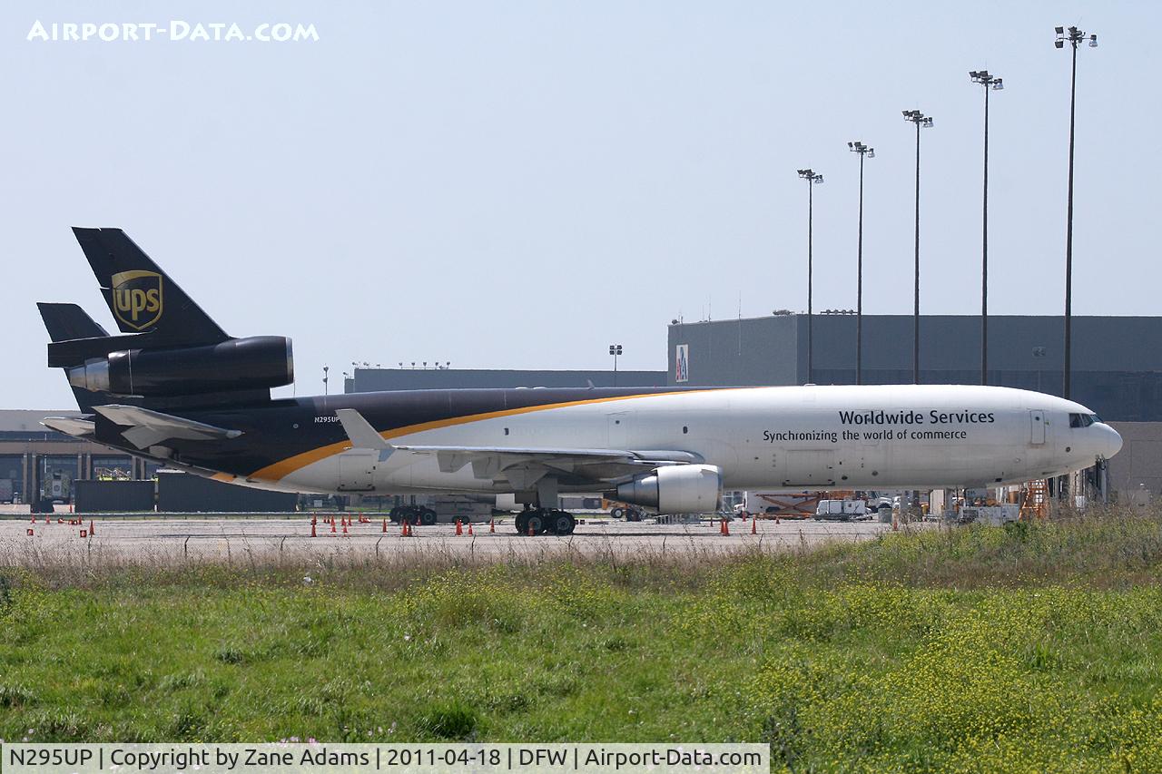 N295UP, 1992 McDonnell Douglas MD-11 C/N 48475, On the UPS ramp at DFW Airport, TX