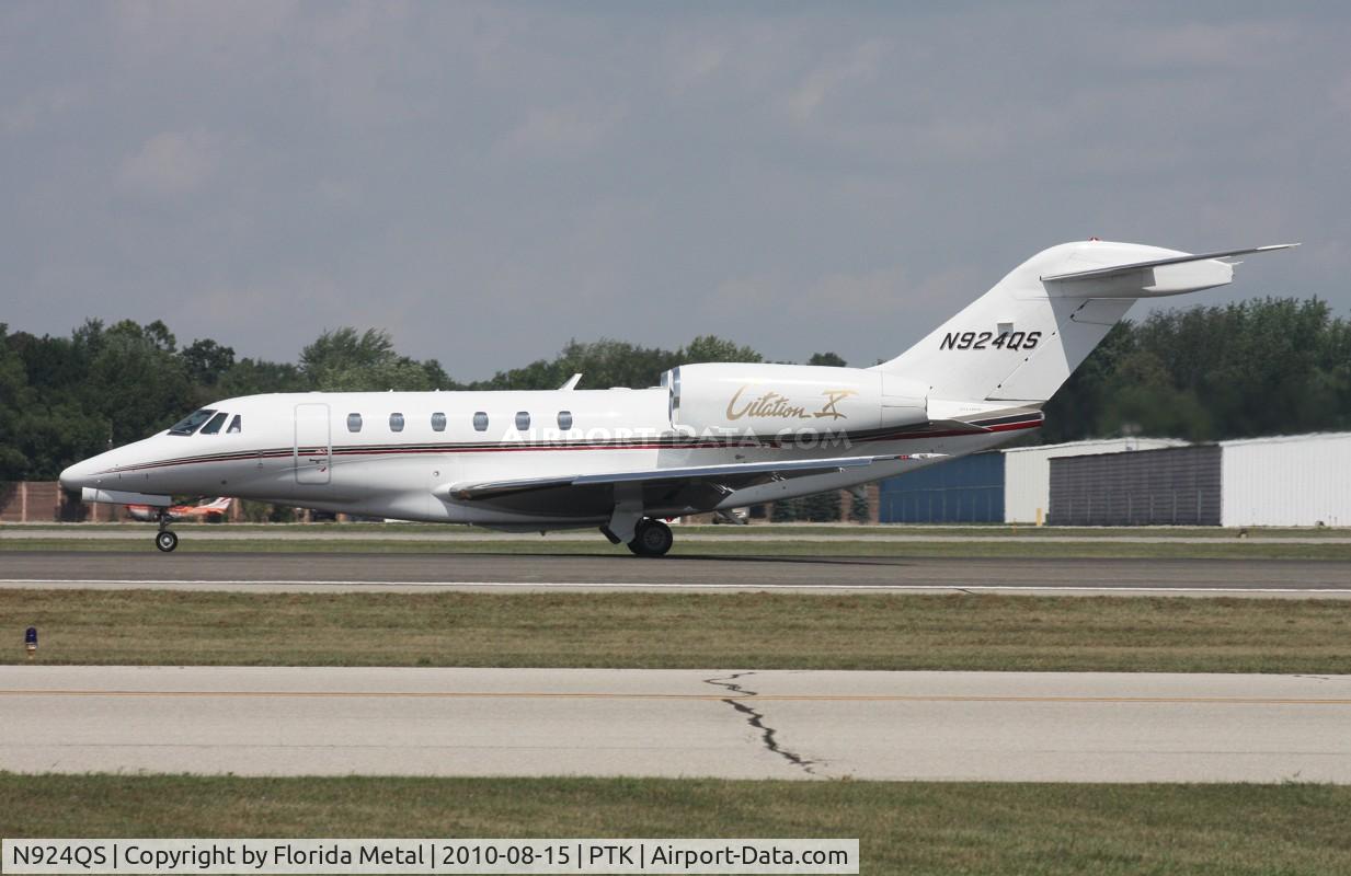 N924QS, 2000 Cessna 750 Citation X Citation X C/N 750-0124, Citation X