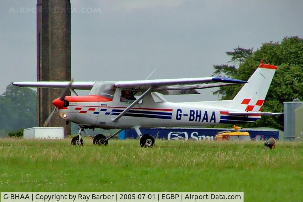 G-BHAA, 1978 Cessna 152 C/N 15281330, Cessna 152 [152-81330] Kemble~G 01/07/2005