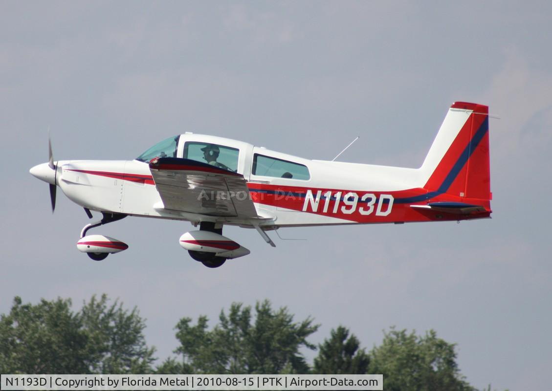N1193D, 1991 American General AG-5B Tiger C/N 10055, Grumman AG5B
