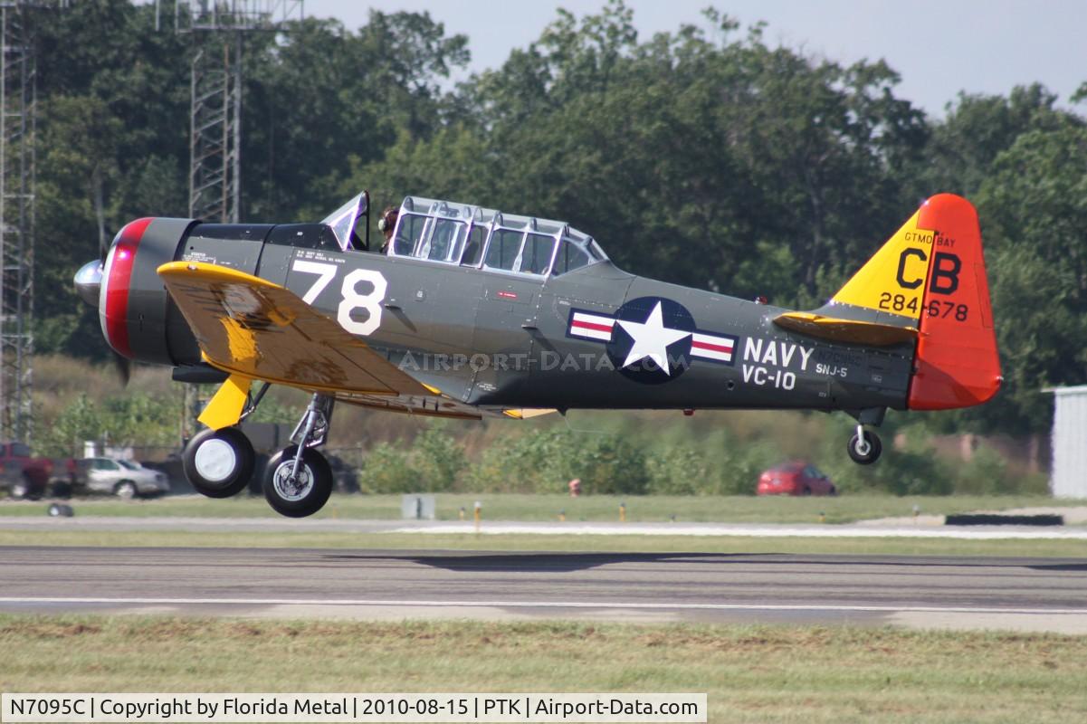 N7095C, North American AT-6D Texan C/N 42-84678, AT-6D