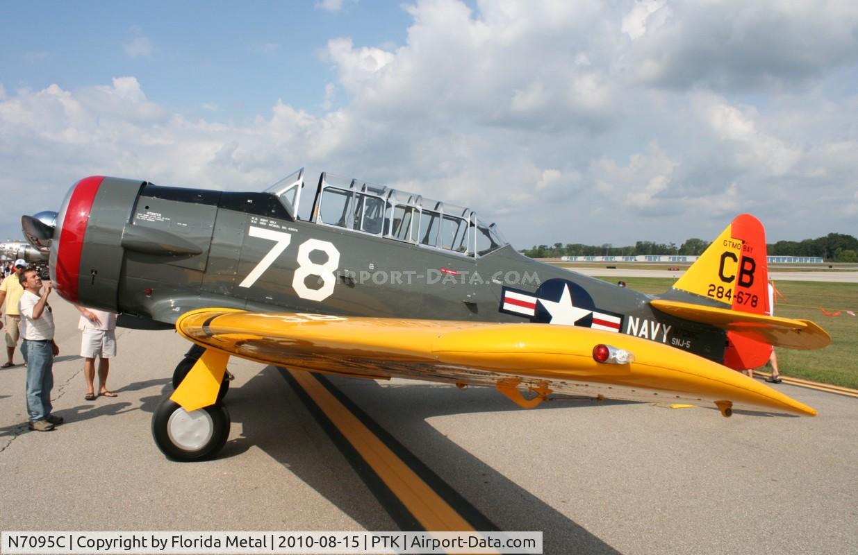 N7095C, North American AT-6D Texan C/N 42-84678, AT-6D