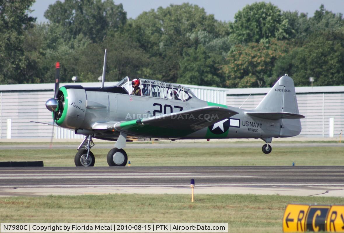 N7980C, 1943 North American SNJ-5 Texan Texan C/N 43938, SNJ-5
