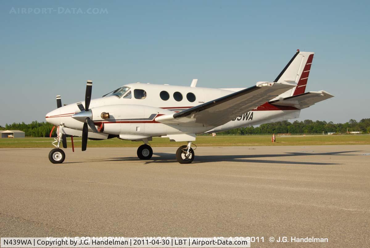 N439WA, 1977 Beech E90 King Air C/N LW-216, at Lumberton NC