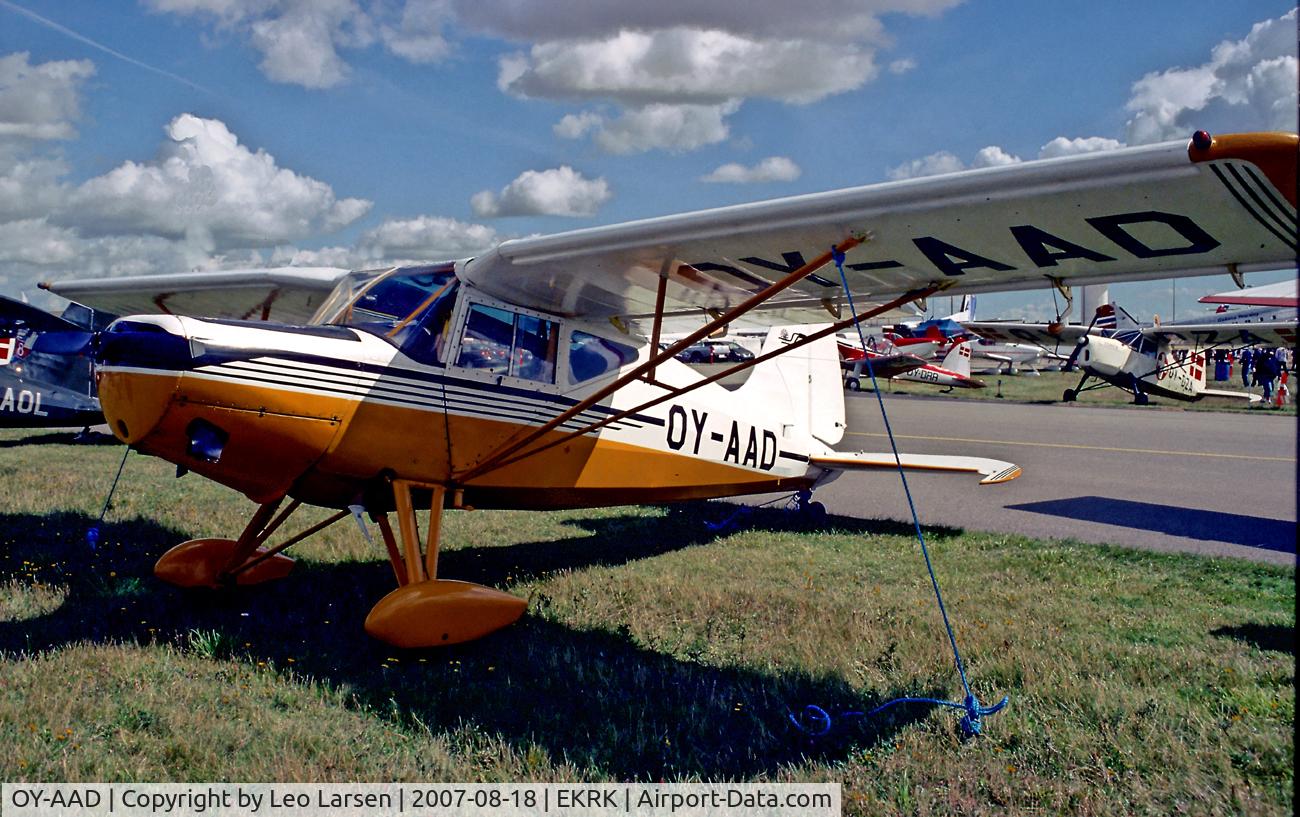 OY-AAD, 1947 SAI KZ VII Laerke C/N 157, Air Show Roskilde Denmark
18.8.07