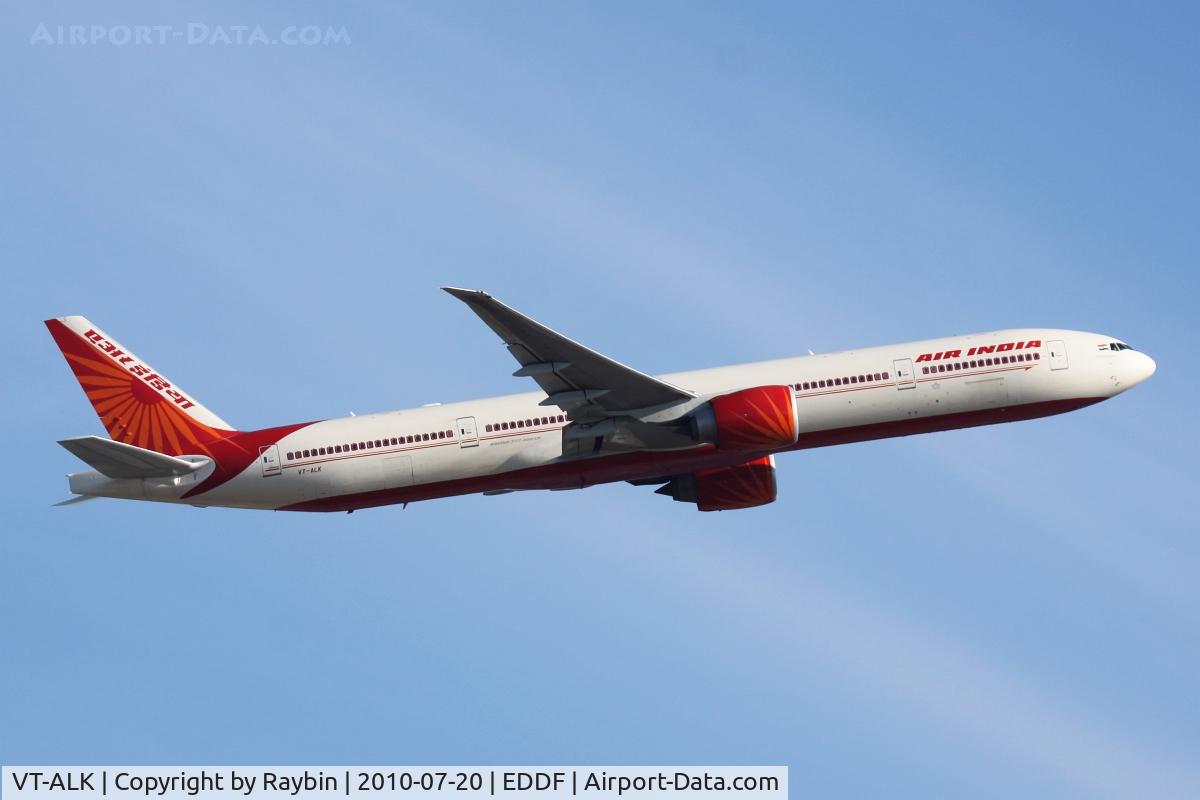 VT-ALK, 2007 Boeing 777-337/ER C/N 36309, Back home to India