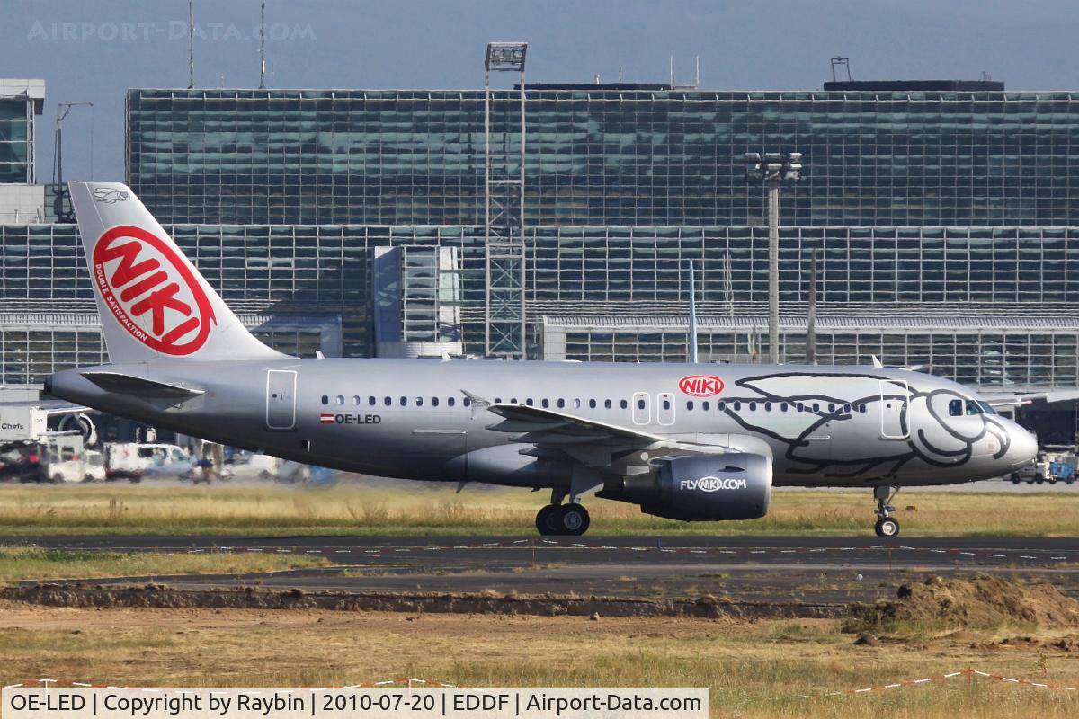 OE-LED, 2008 Airbus A319-112 C/N 3407, Former Formula-1 champion Niki Lauda's airline