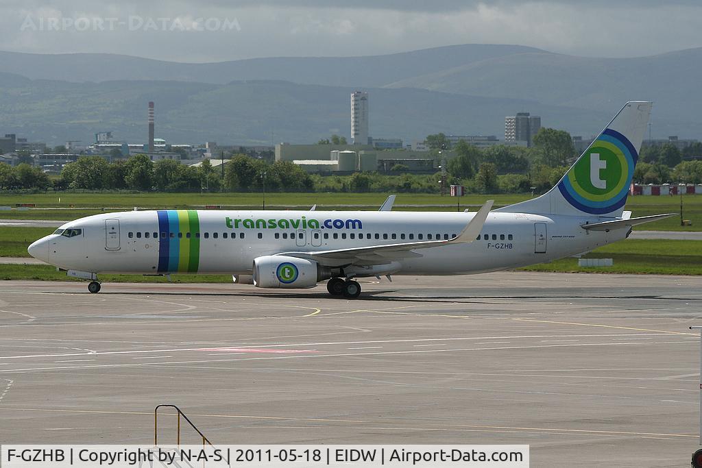F-GZHB, 2007 Boeing 737-8GJ C/N 34902, Arriving
