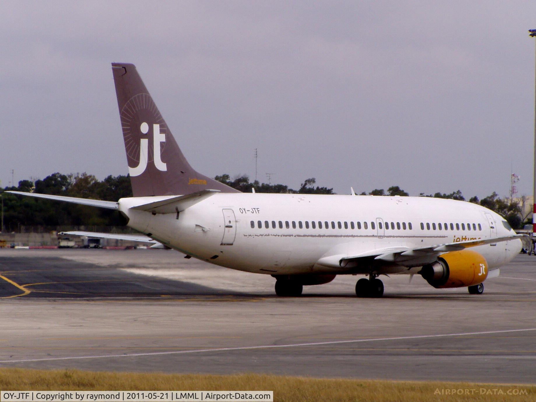 OY-JTF, 1988 Boeing 737-382/F C/N 24364, B737 OY-JTF Jettime