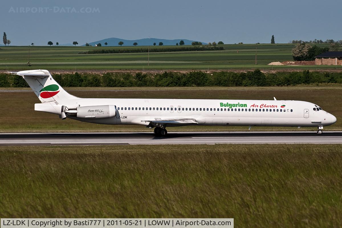 LZ-LDK, 1987 McDonnell Douglas MD-82 (DC-9-82) C/N 49432/1378, LZ-LDK @Vienna