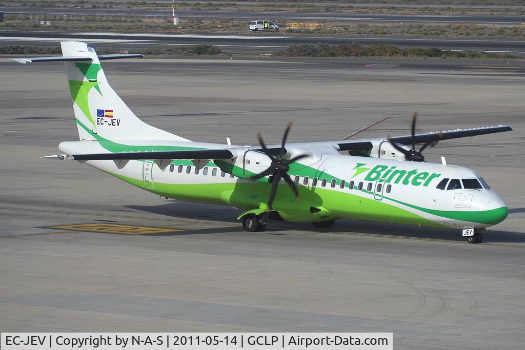 EC-JEV, 2005 ATR 72-212A C/N 717, Heading for departure