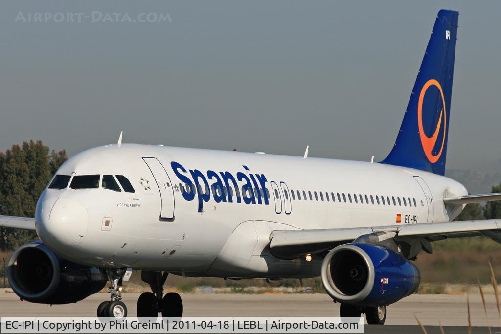 EC-IPI, 2003 Airbus A320-232 C/N 2027, New spanair/c.