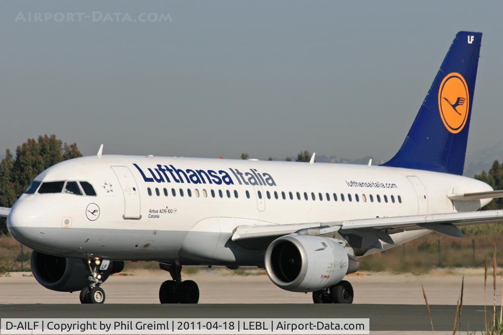 D-AILF, 1996 Airbus A319-114 C/N 636, LH Italia