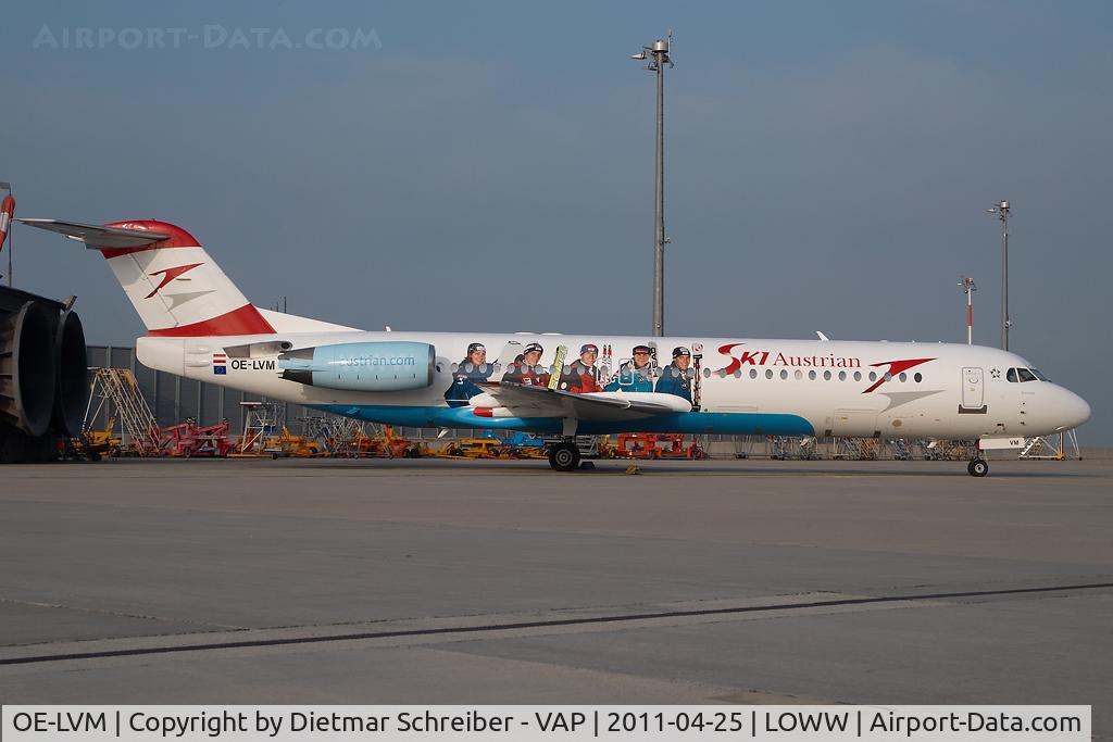 OE-LVM, 1991 Fokker F100 (F-28-0100) C/N 11361, Austrian Arrows Fokker 100