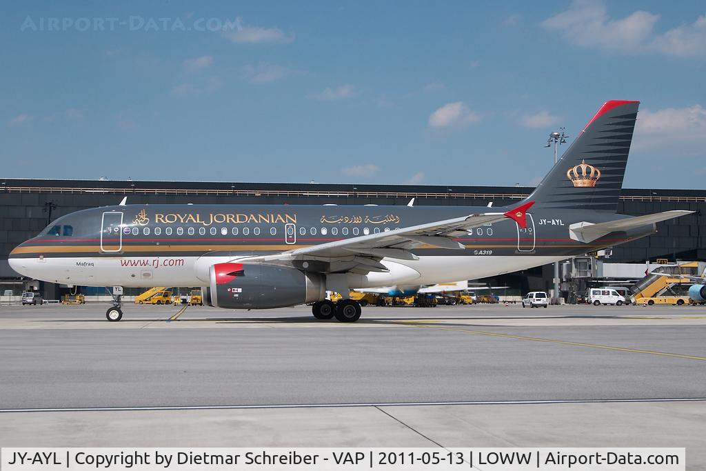 JY-AYL, 2008 Airbus A319-132 C/N 3428, Royal Jordanian Airbus 319