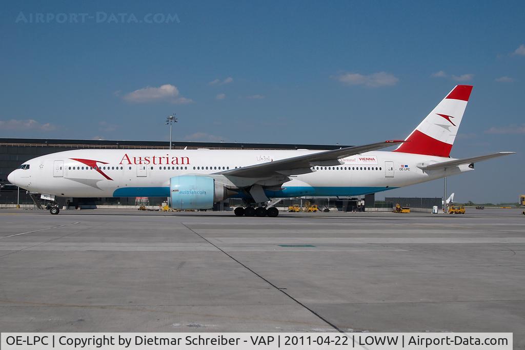 OE-LPC, 2002 Boeing 777-2Z9/ER C/N 29313, Austrian Airlines Boeing 777-200
