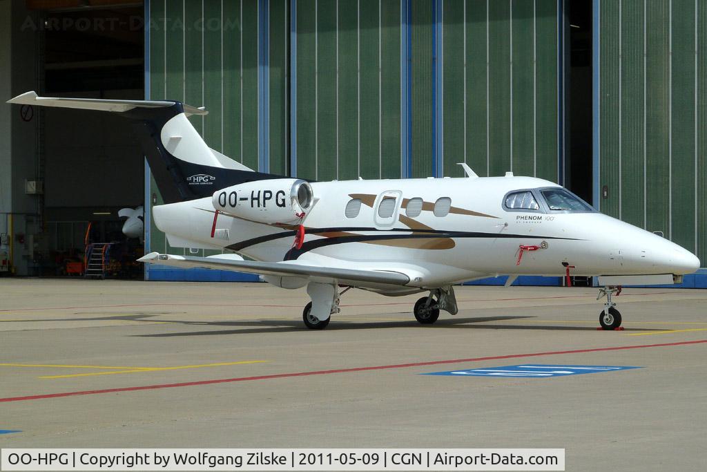 OO-HPG, 2010 Embraer EMB-500 Phenom 100 C/N 50000187, visitor