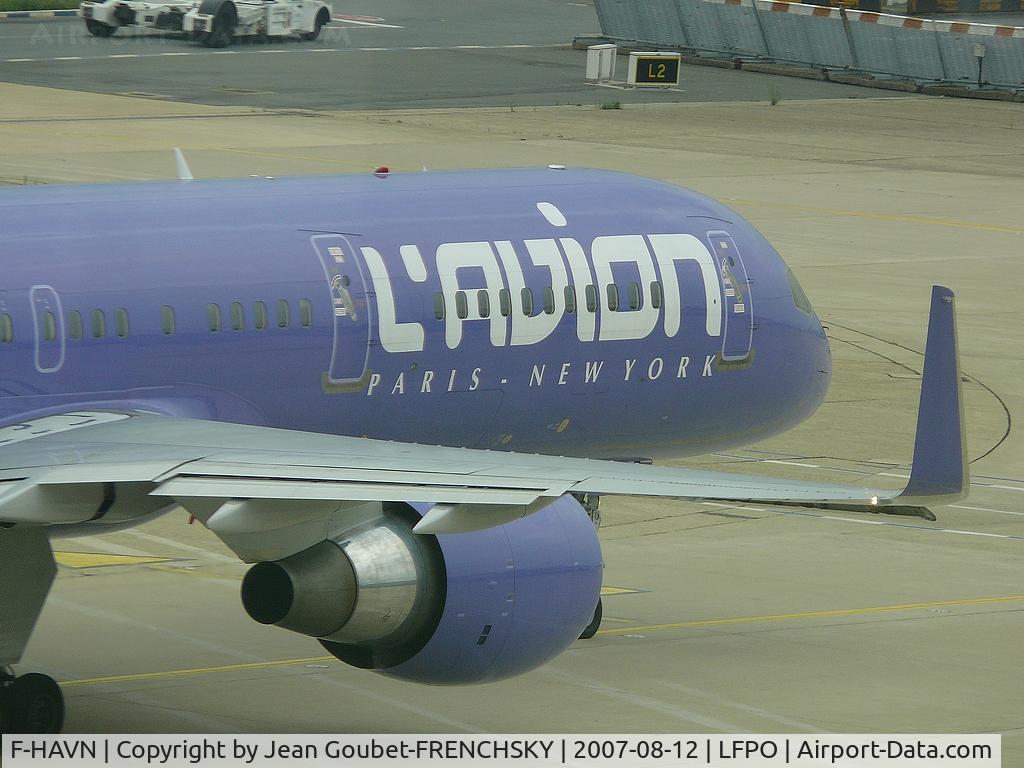 F-HAVN, 1991 Boeing 757-230 C/N 25140, L'AVION