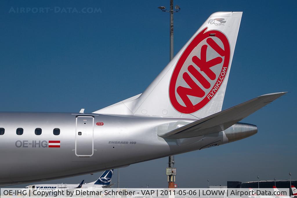 OE-IHG, 2011 Embraer 190LR (ERJ-190-100LR) C/N 19000435, Fly Niki Embraer 190