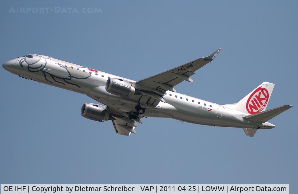 OE-IHF, 2011 Embraer 190LR (ERJ-190-100LR) C/N 19000420, Fly Niki Embraer 190