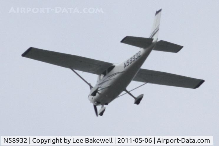 N58932, 1973 Cessna 182P Skylane C/N 18262403, While over Forest Lake, MN