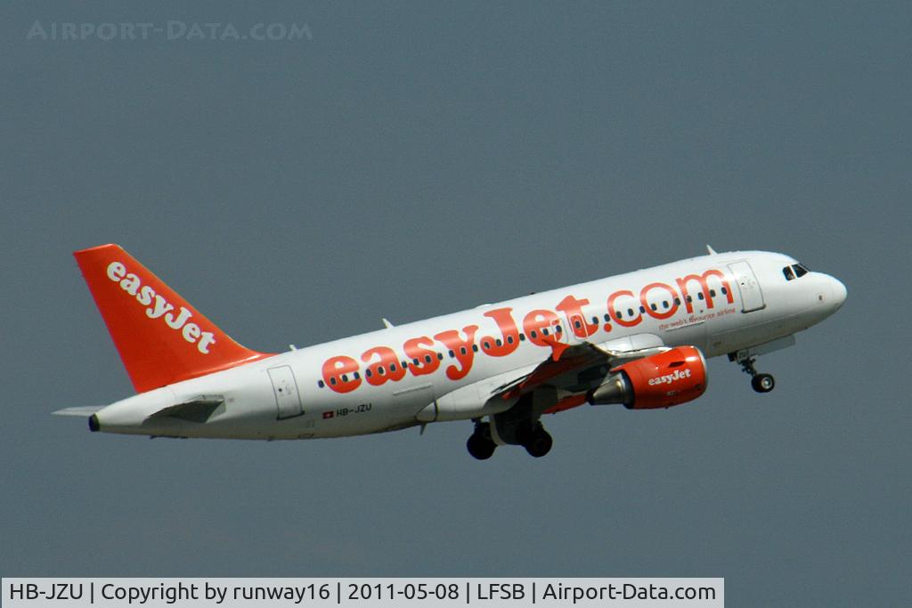 HB-JZU, 2005 Airbus A319-111 C/N 2402, esayJet Switzerland DS1103 to Bordeau/France