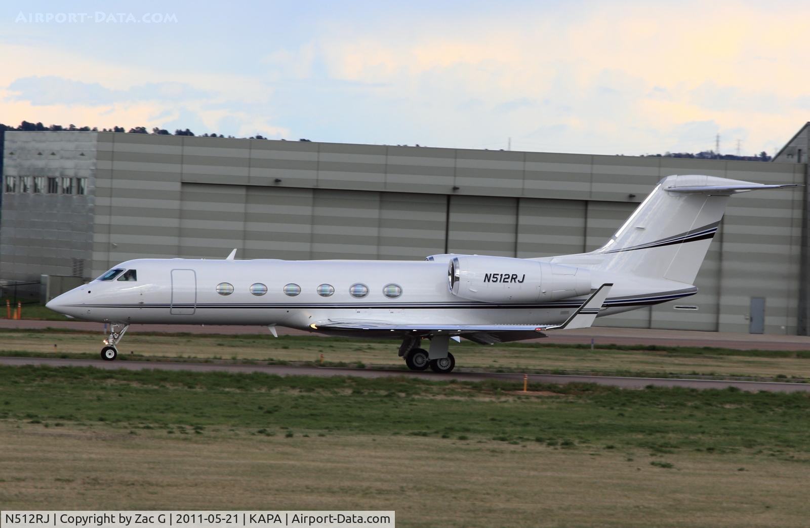 N512RJ, 2008 Gulfstream Aerospace GIV-X (G450) C/N 4124, Very nice Gulfstream taking off on 35R