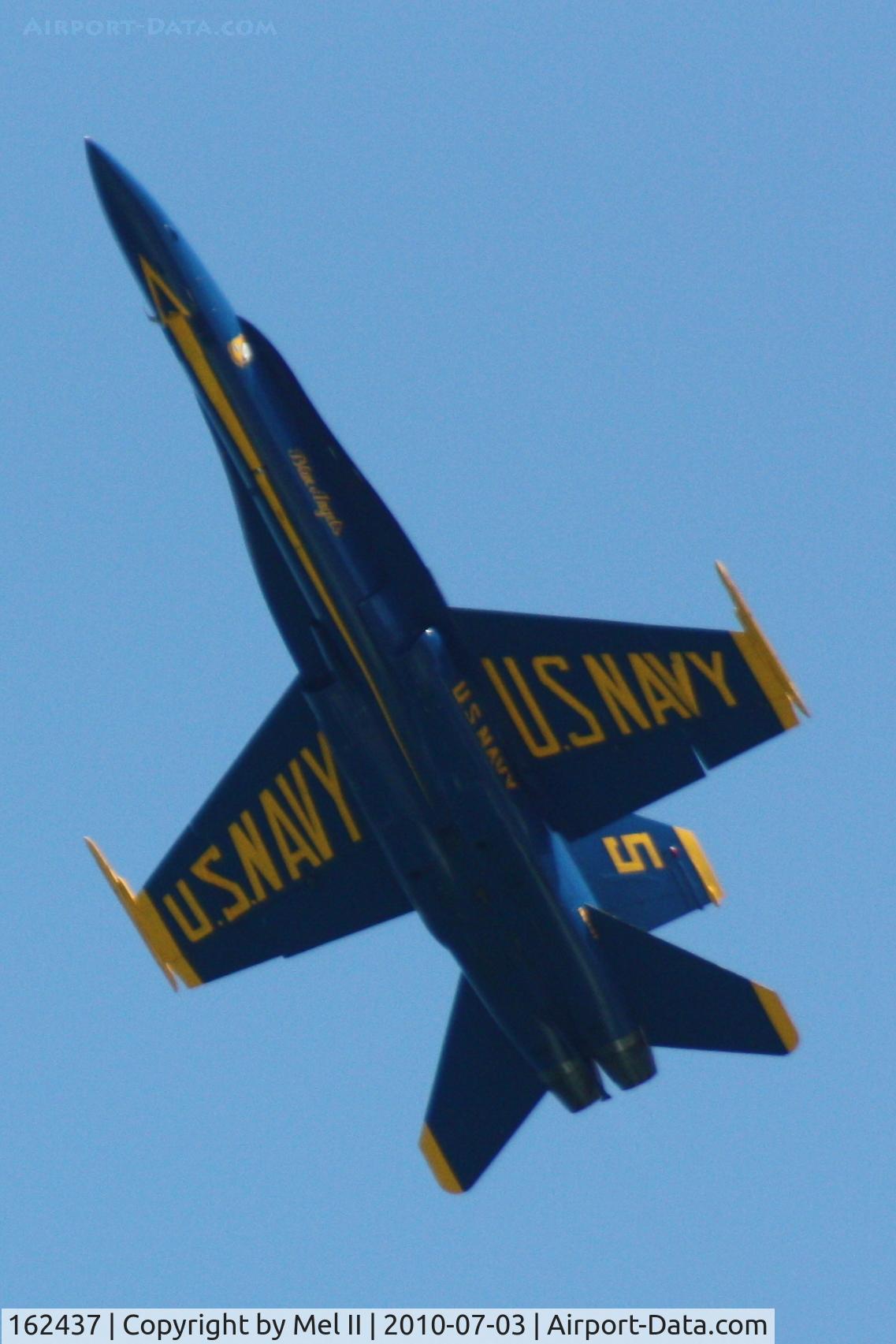 162437, McDonnell Douglas F/A-18A Hornet C/N 0281, 2010 National Cherry Festival Air Show