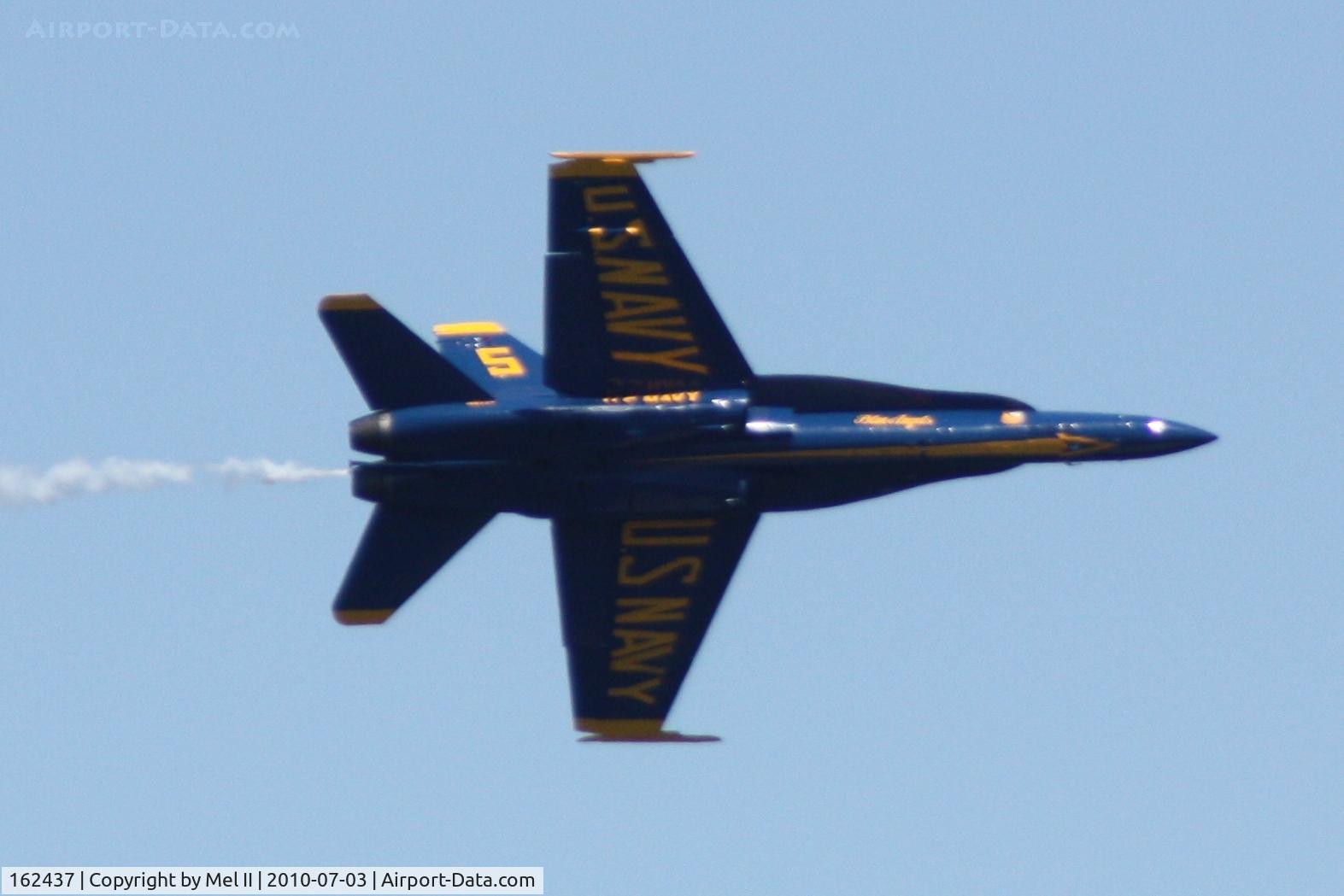 162437, McDonnell Douglas F/A-18A Hornet C/N 0281, 2010 National Cherry Festival Air Show