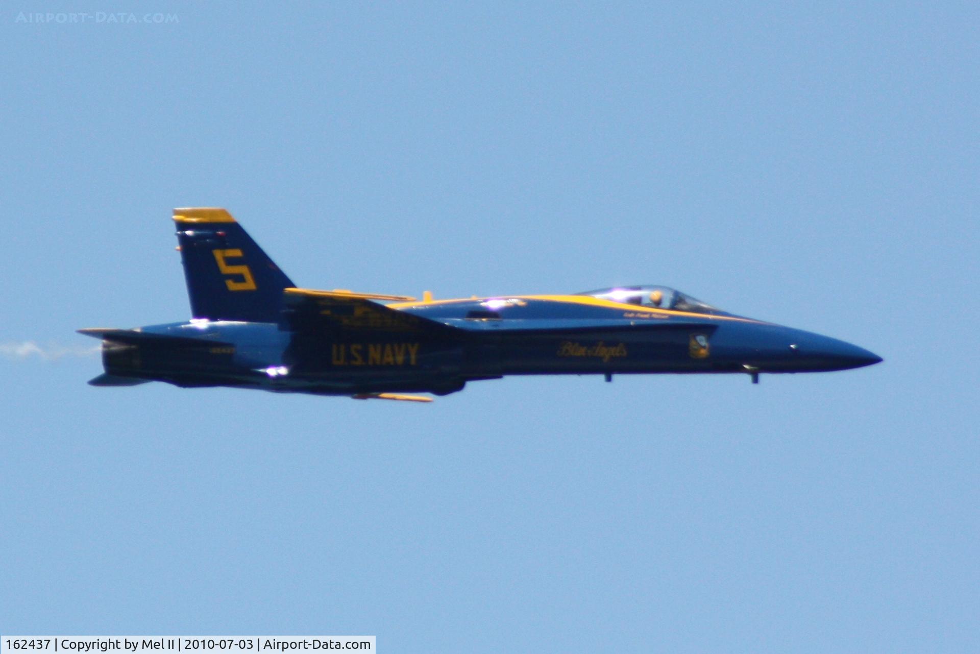 162437, McDonnell Douglas F/A-18A Hornet C/N 0281, 2010 National Cherry Festival Air Show