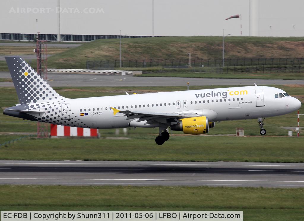 EC-FDB, 1991 Airbus A320-211 C/N 173, Landing rwy 14R