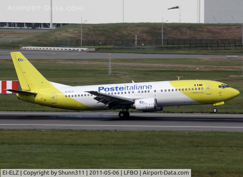 EI-ELZ, 1994 Boeing 737-4Q8 C/N 26308, Landing rwy 14R