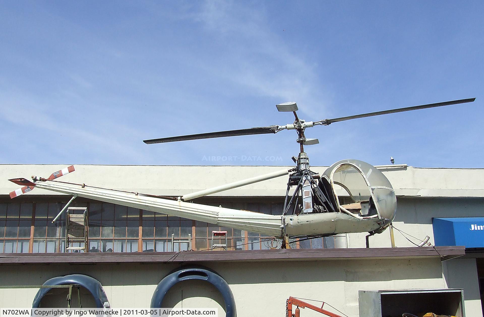 N702WA, Hiller UH-12E C/N 2185, Hiller UH-12E Raven at the Planes of Fame Air Museum, Chino CA