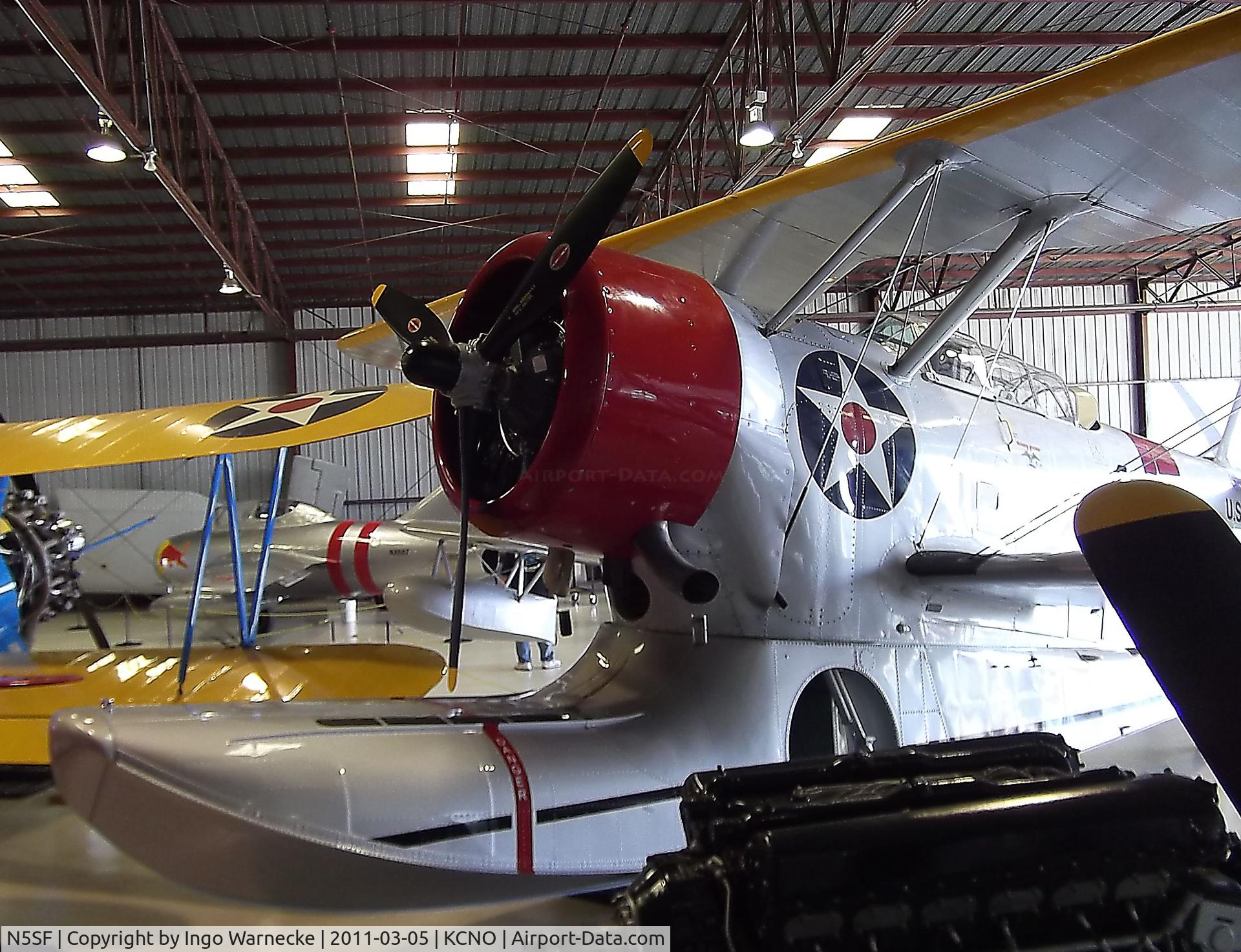 N5SF, 1939 Grumman J2F-6 Duck C/N Not found 33594/N1273N/N5SF, Grumman J2F-6 Duck at the Planes of Fame Air Museum, Chino CA
