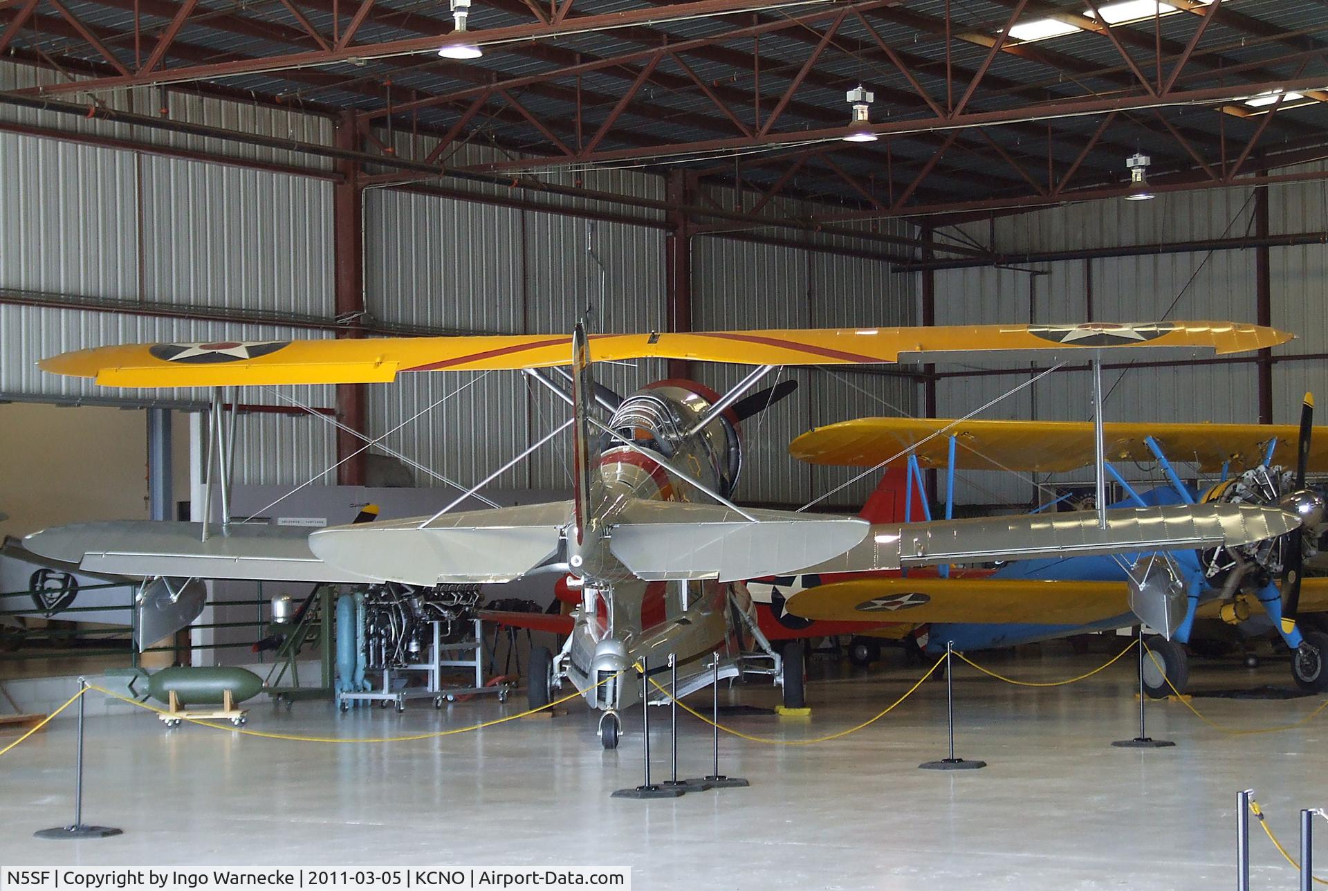 N5SF, 1939 Grumman J2F-6 Duck C/N Not found 33594/N1273N/N5SF, Grumman J2F-6 Duck at the Planes of Fame Air Museum, Chino CA