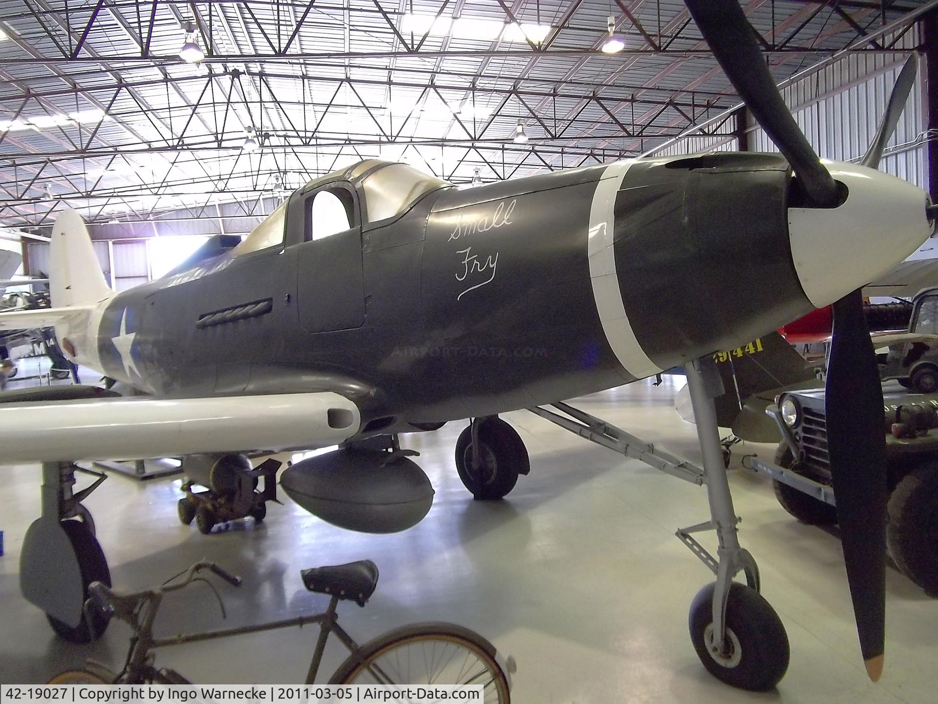 42-19027, Bell P-39N Airacobra C/N Not found 42-19027, Bell P-39N Airacobra at the Planes of Fame Air Museum, Chino CA