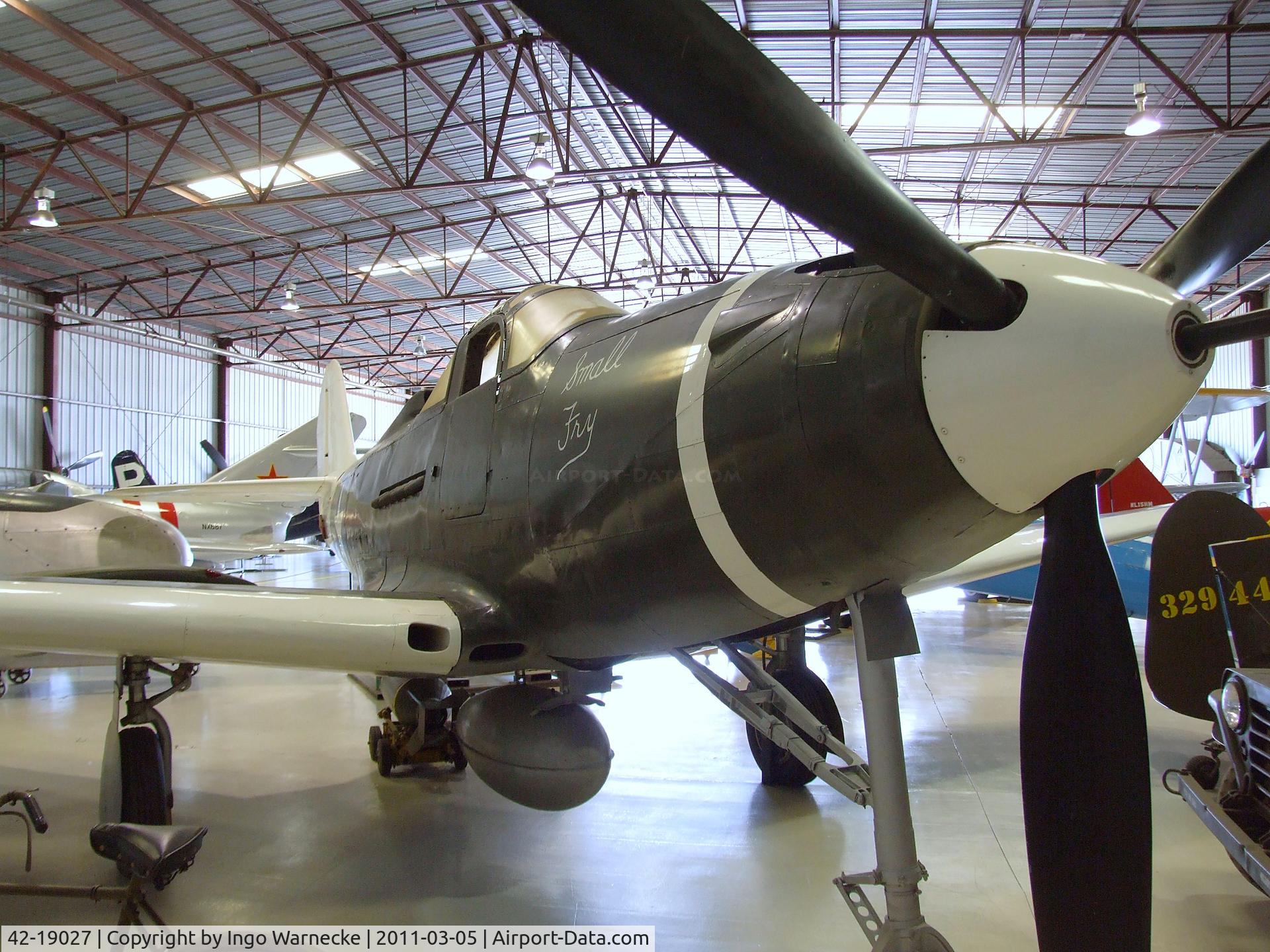 42-19027, Bell P-39N Airacobra C/N Not found 42-19027, Bell P-39N Airacobra at the Planes of Fame Air Museum, Chino CA
