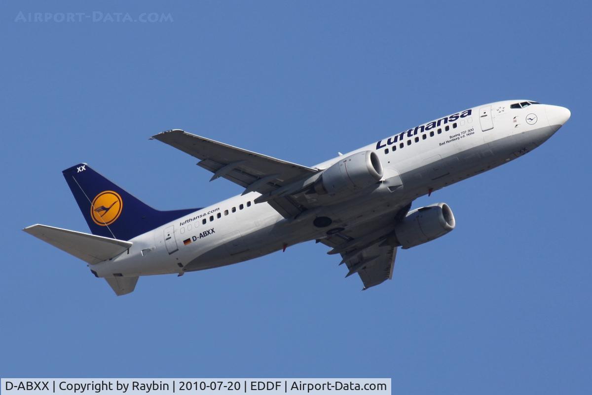 D-ABXX, 1989 Boeing 737-330 C/N 24562, baptized 
